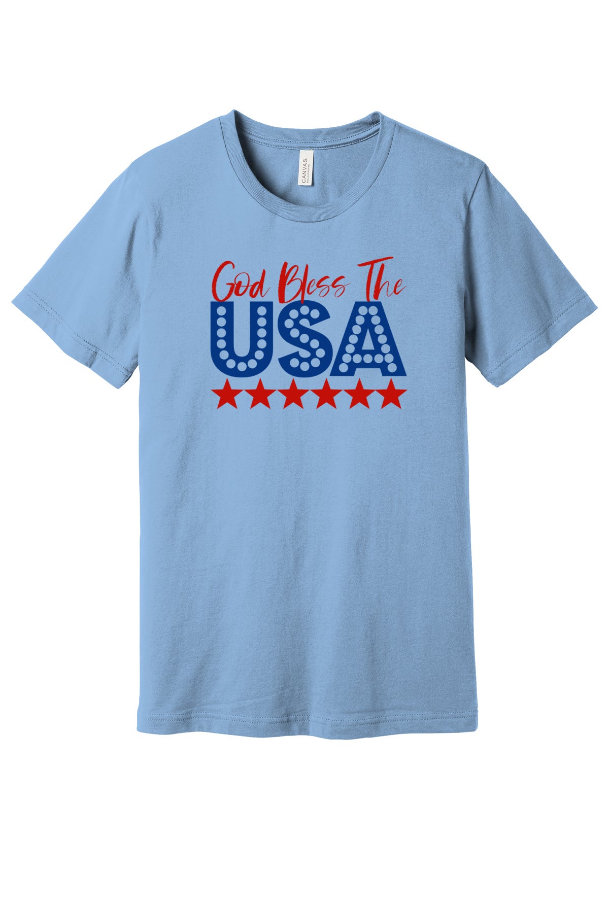 God Bless USA Adult T-Shirt
