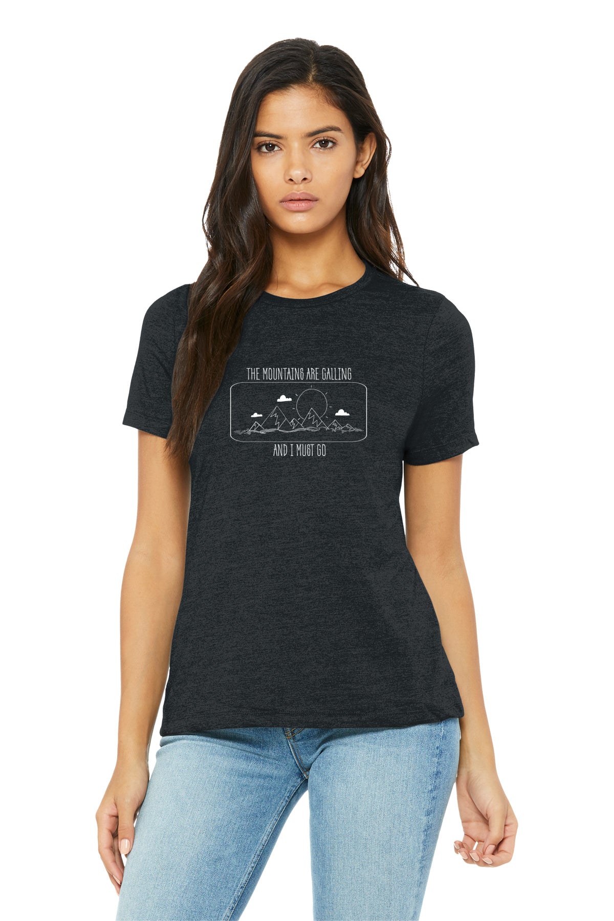 The Mountains Are Calling Adult T-Shirt