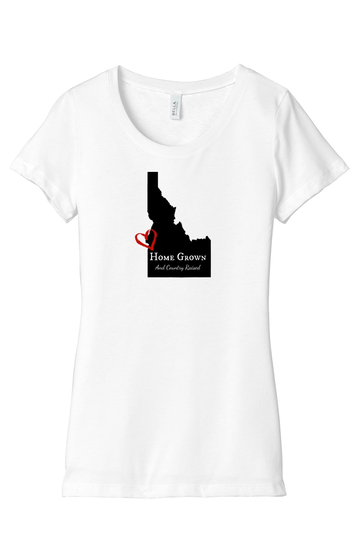 Idaho Home Grown and Country Raised Womens T-Shirt