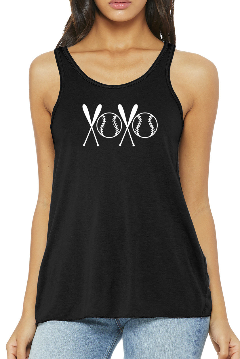 Baseball XOXO Adult Tank