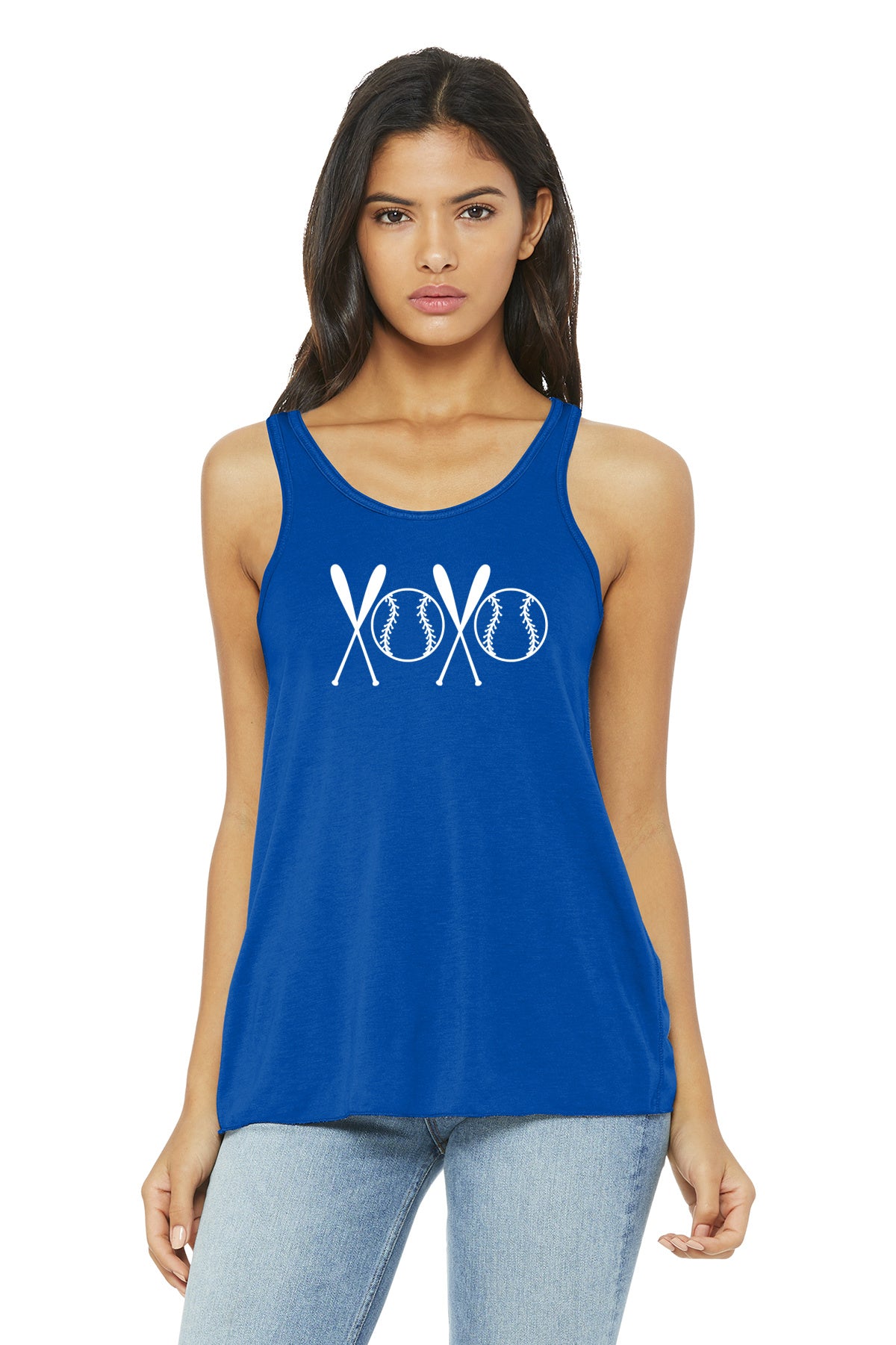 Baseball XOXO Adult Tank
