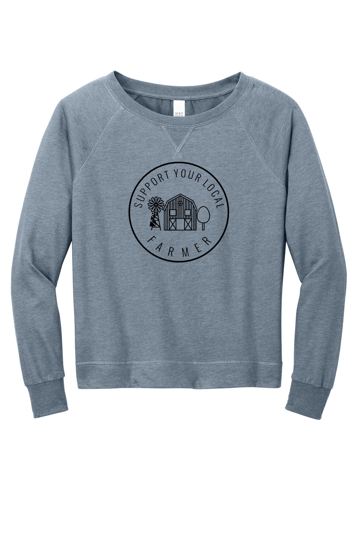 Support Your Local Farmer Women's Crew Neck