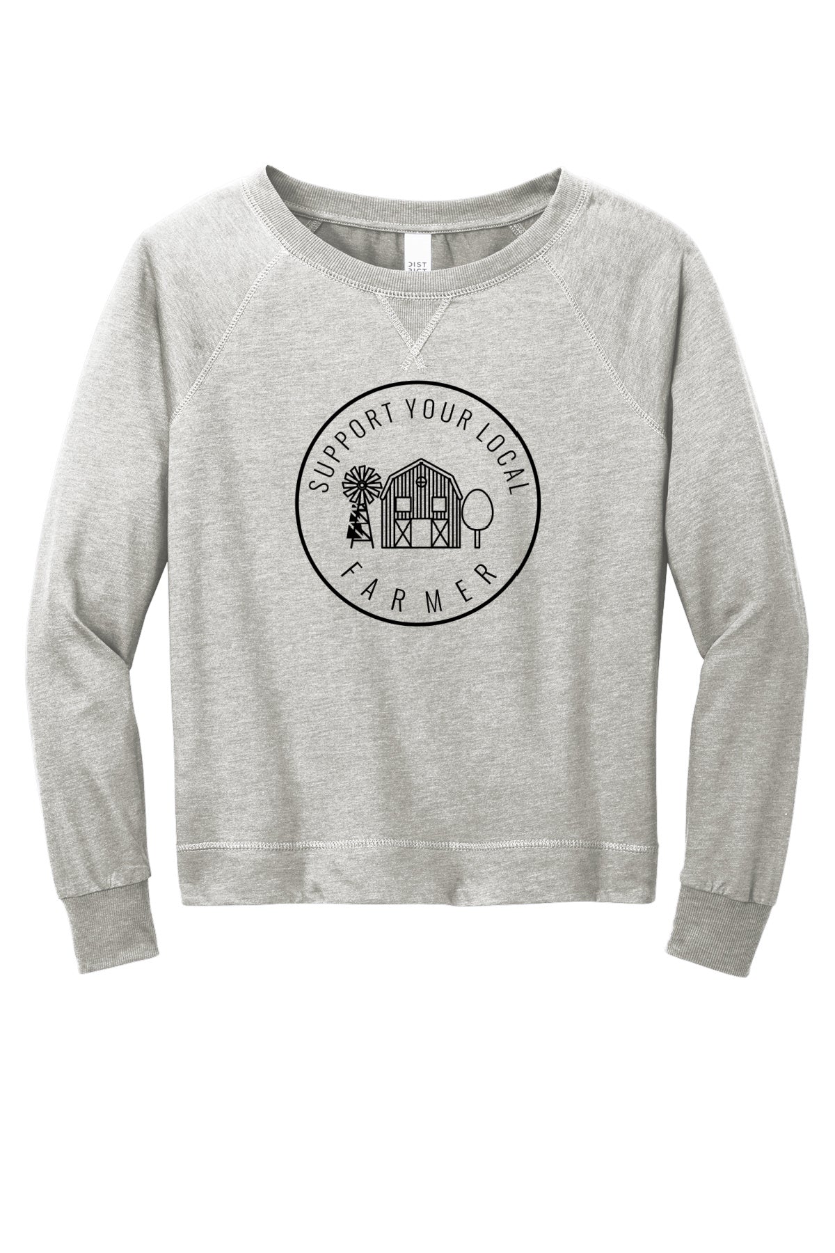 Support Your Local Farmer Women's Crew Neck