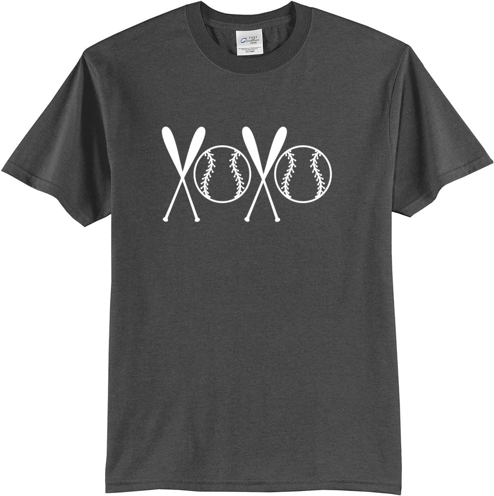 Baseball XOXO Adult T-Shirt
