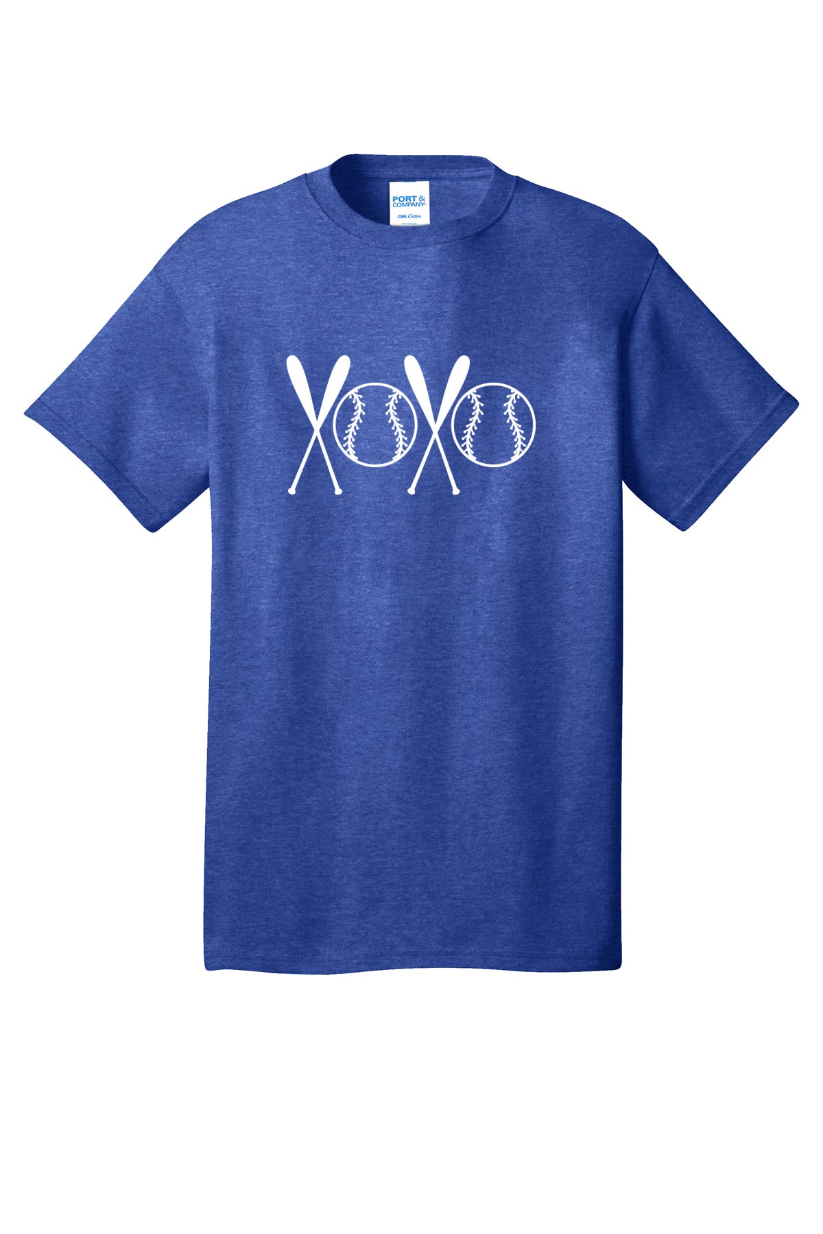 Baseball XOXO Adult T-Shirt
