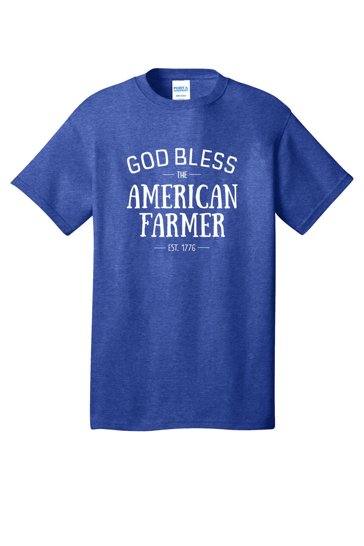 God Bless The American Farmer Adult T-Shirt
