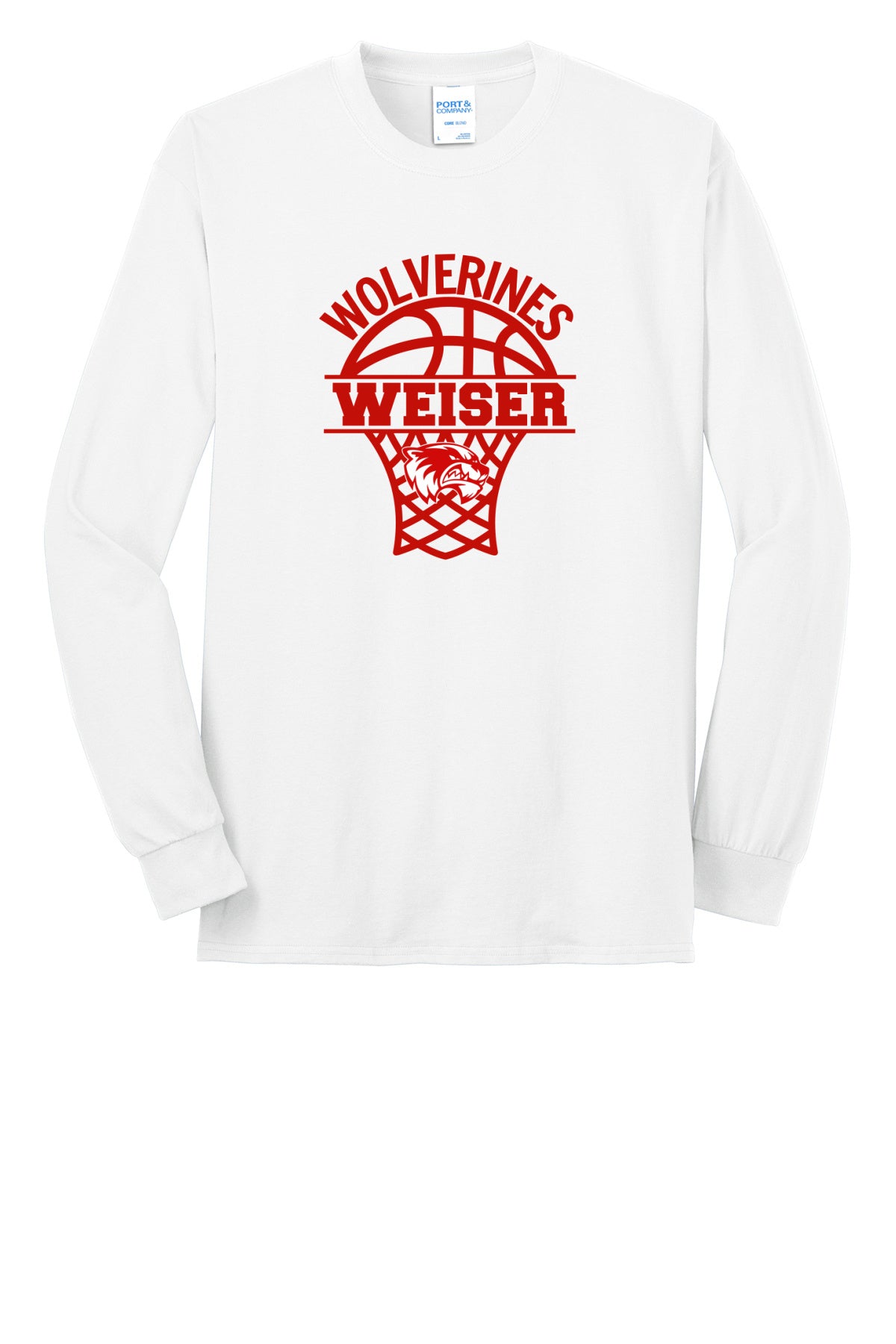 WMS Girls Basketball Fans Long Sleeve