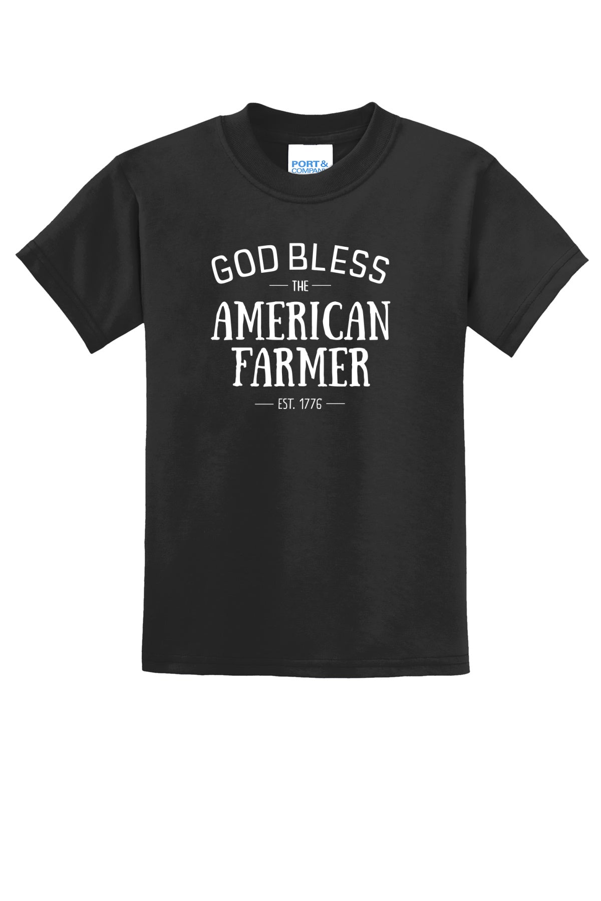 God Bless The American Farmer Youth T-Shirt
