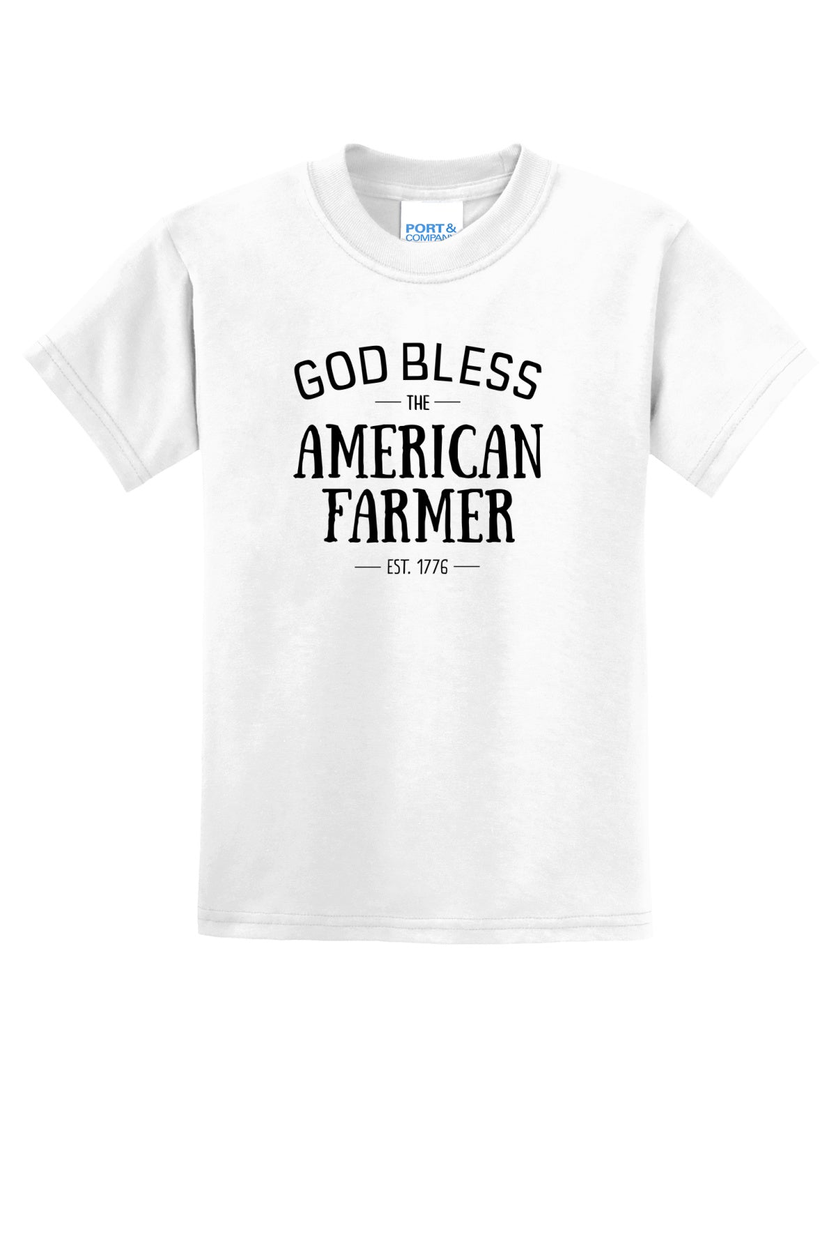 God Bless The American Farmer Youth T-Shirt