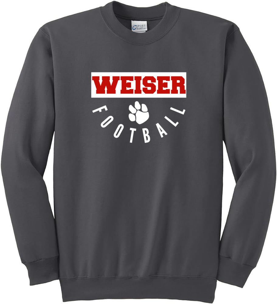 Weiser Football 2 Crew Neck