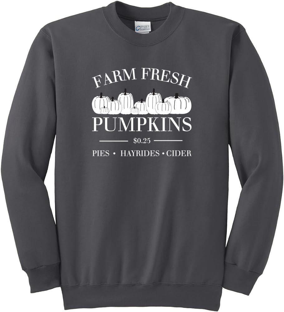 Farm Fresh Pumpkins Crew Neck