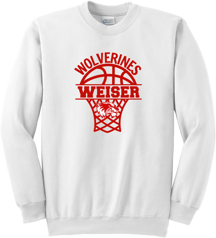 WMS Girls Basketball Fans Crew Neck