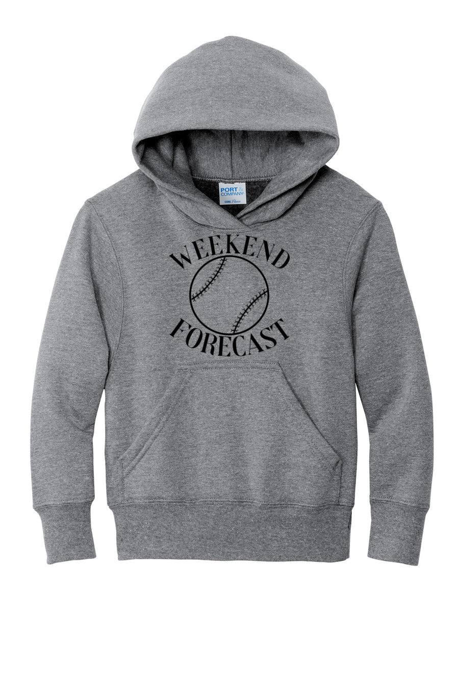 Weekend Forecast Baseball Adult Hoodie