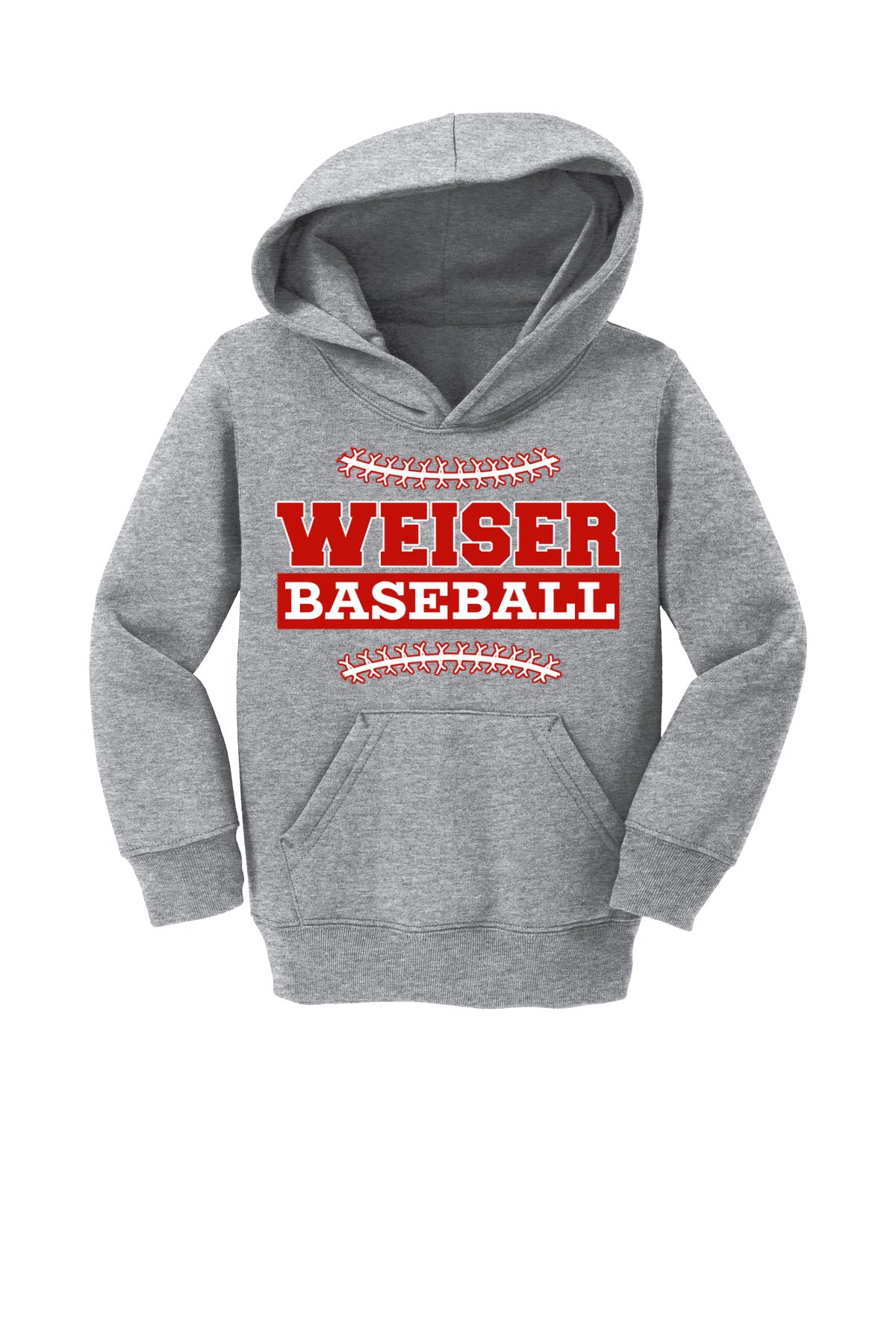 Toddler Hoodie Weiser Baseball 1