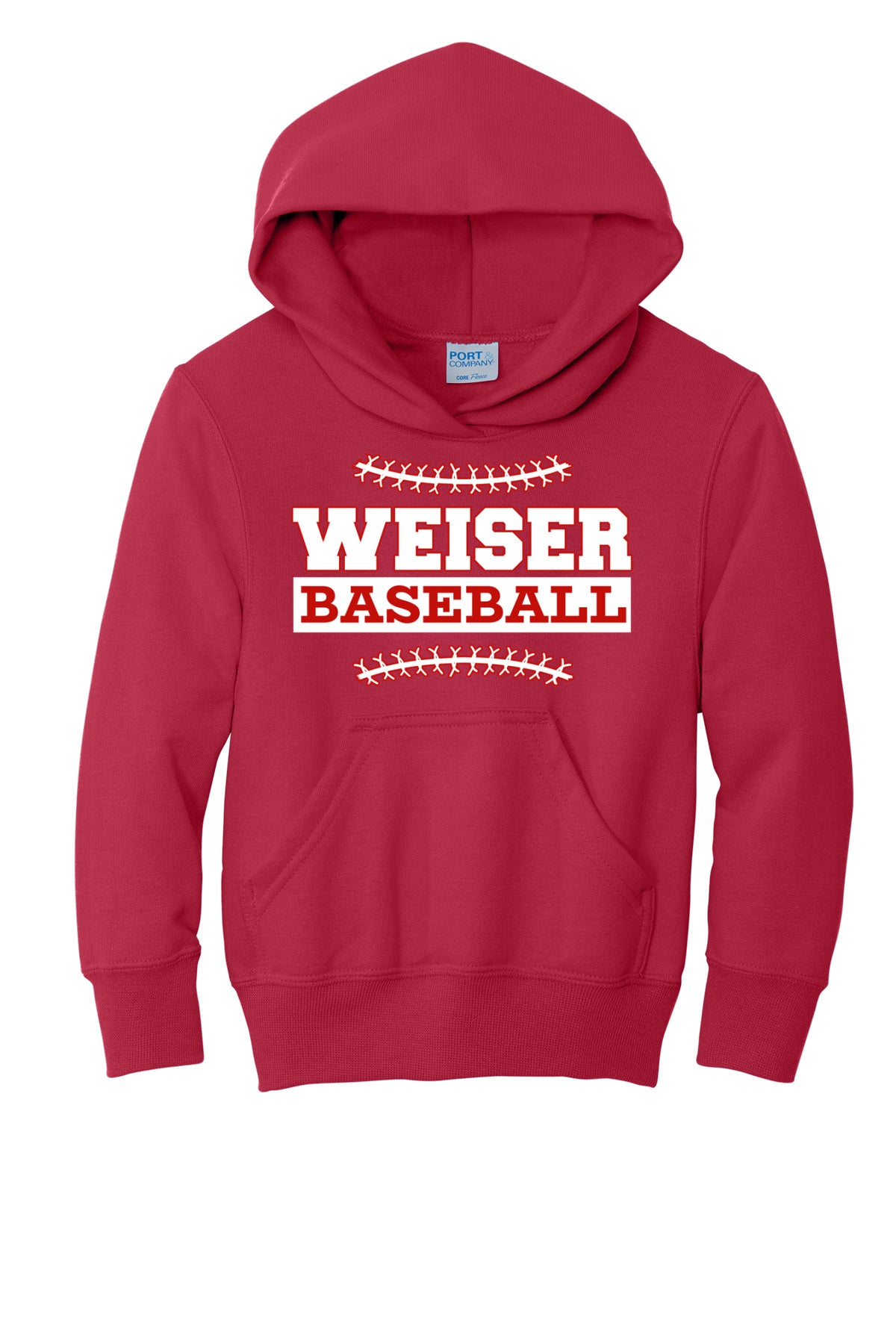 Toddler Hoodie Weiser Baseball 1