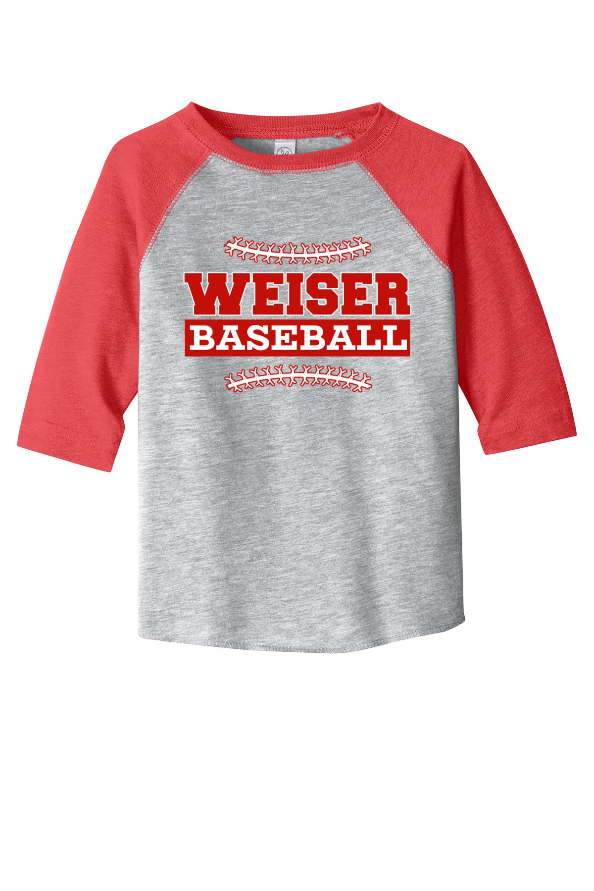 Toddler 3/4 Sleeve Weiser Baseball 1