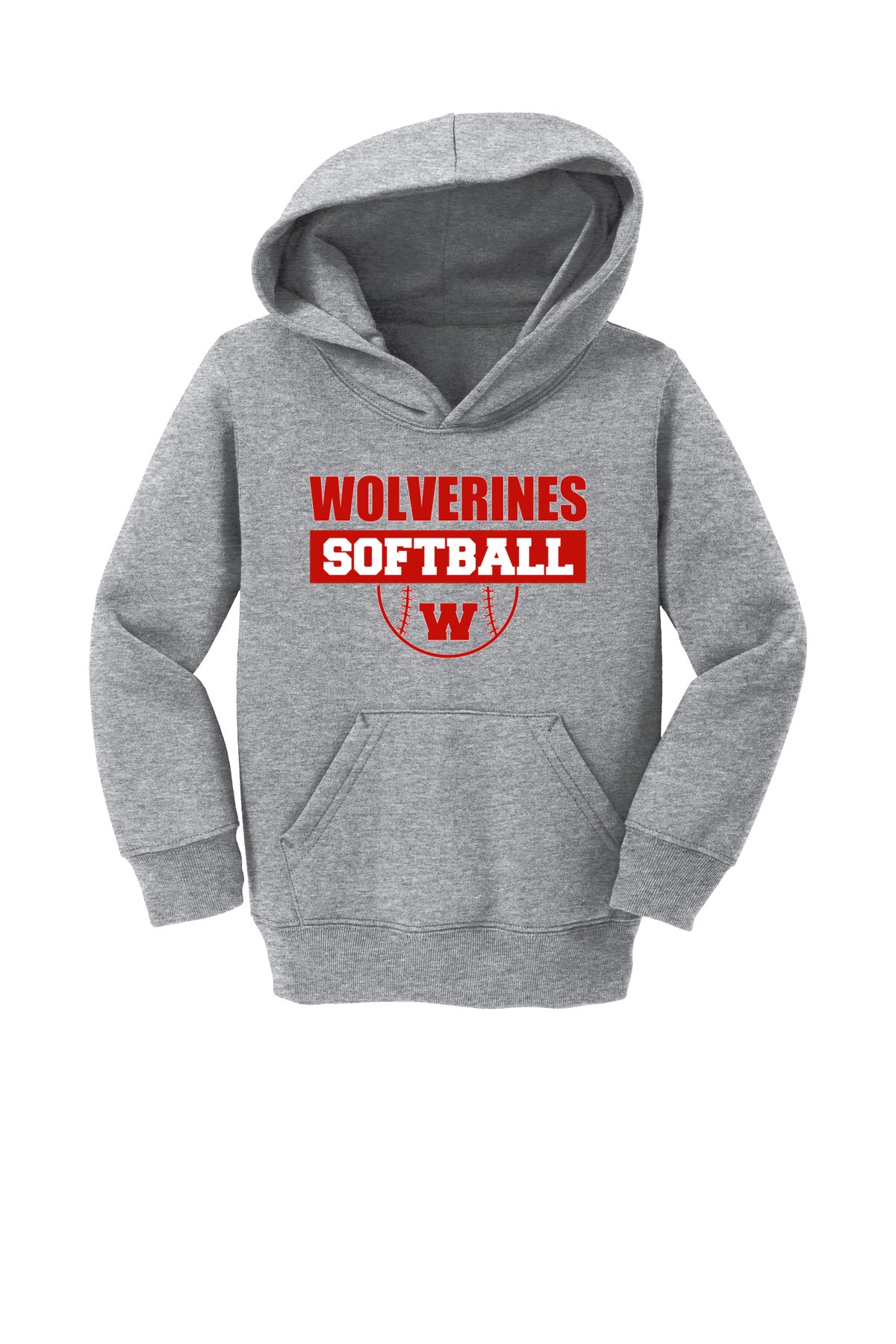 Toddler Hoodie Weiser Softball 1