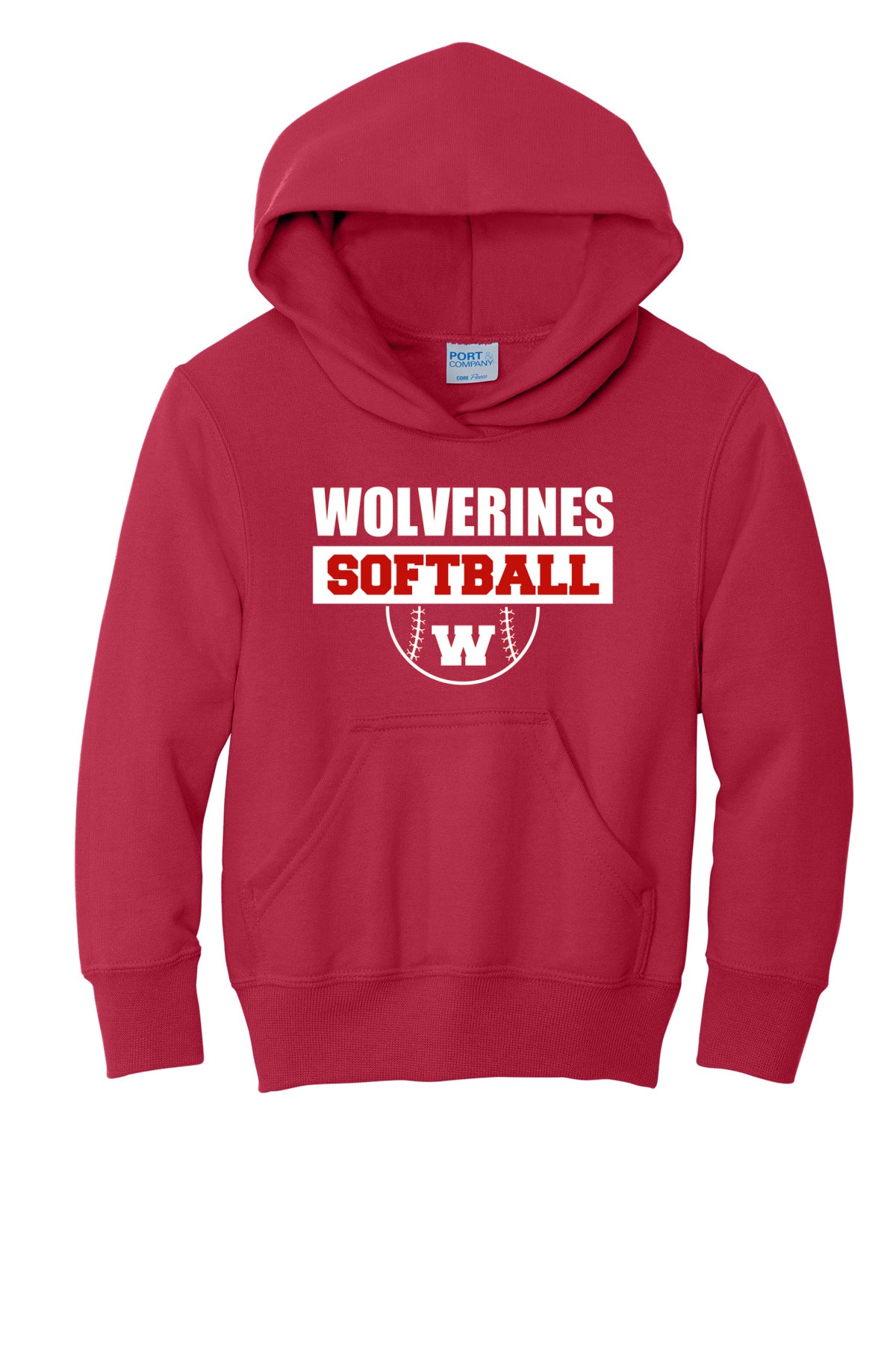 Toddler Hoodie Weiser Softball 1