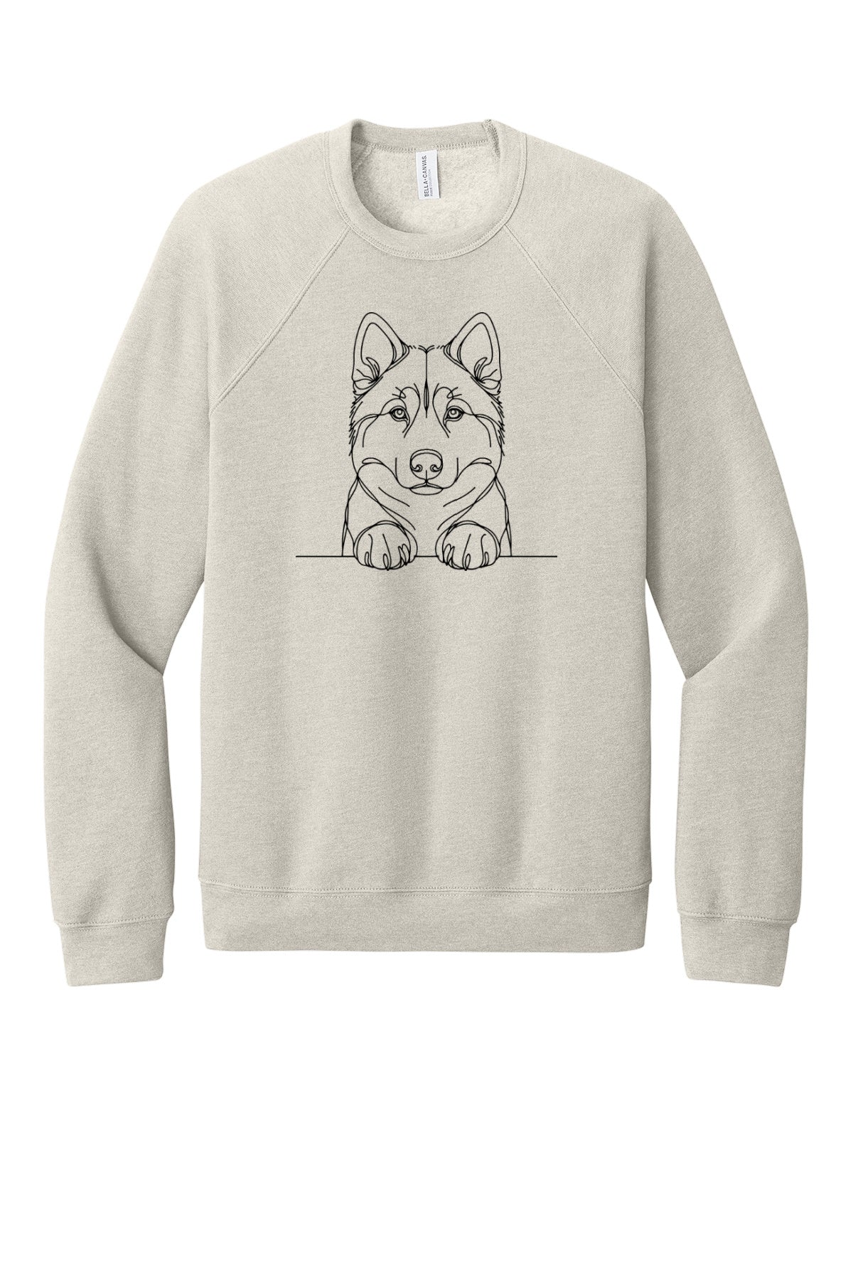 Dog Sketch Large Breed Crew Neck