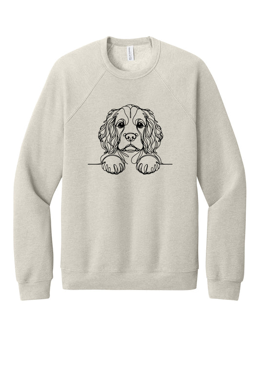 Dog Sketch Small Breed Crew Neck