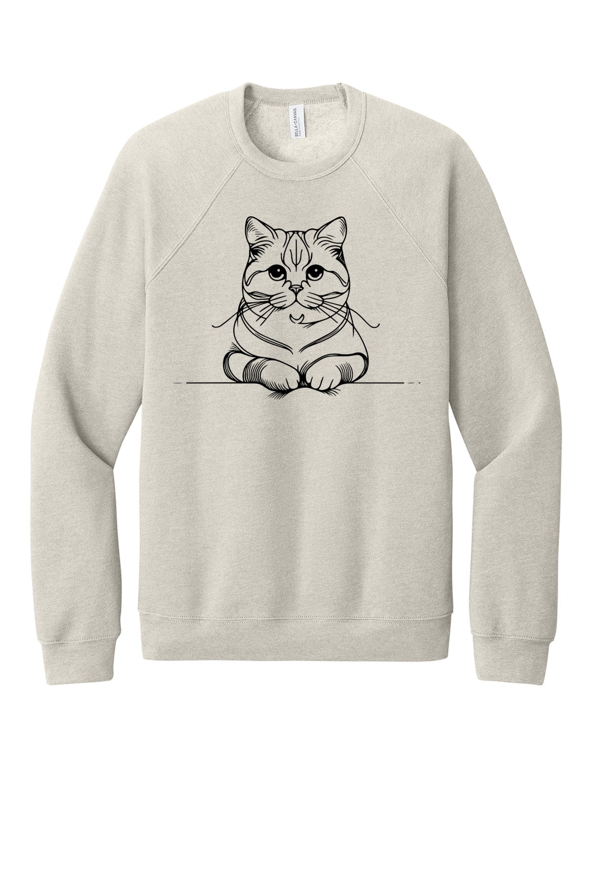 Cat Sketch Crew Neck