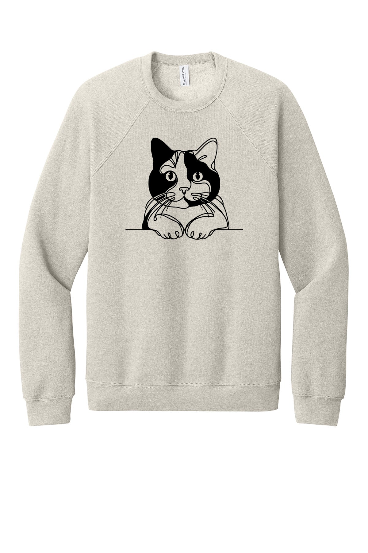 Cat Sketch Crew Neck