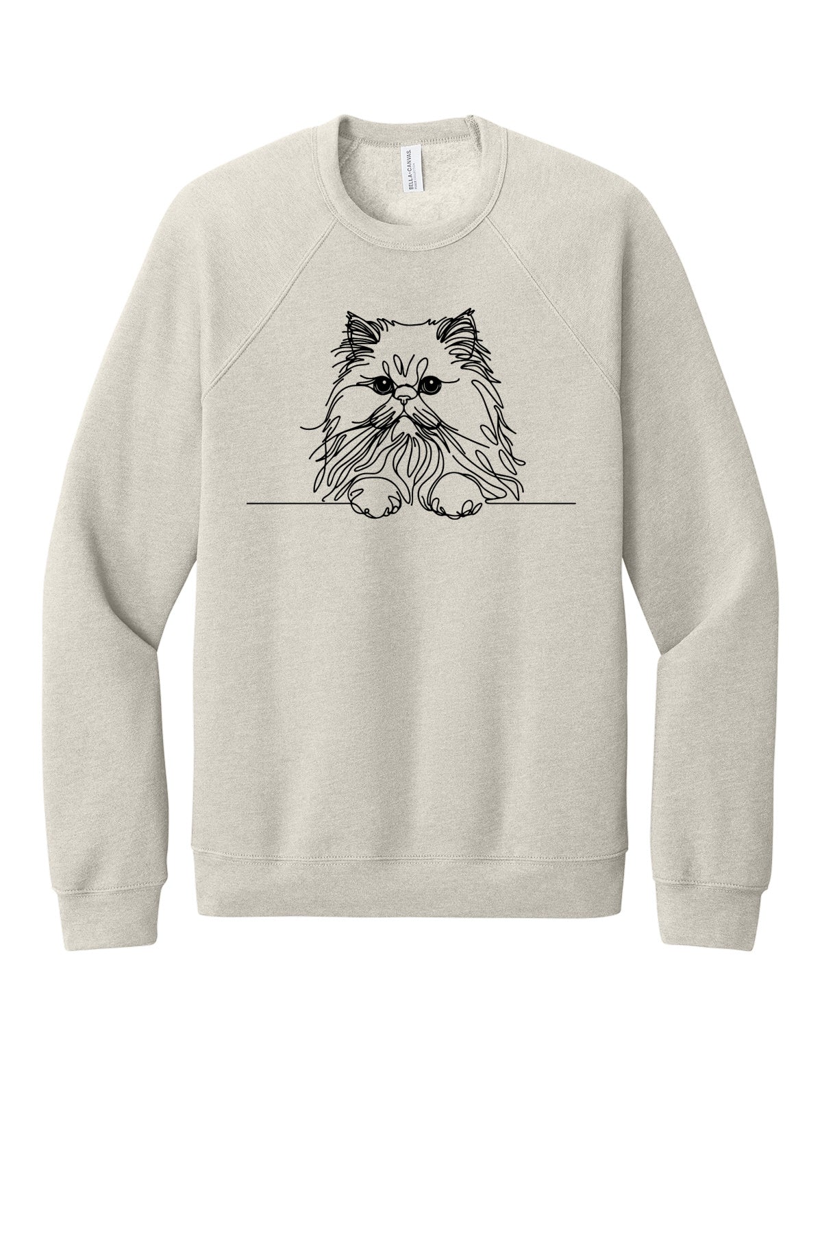 Cat Sketch Crew Neck