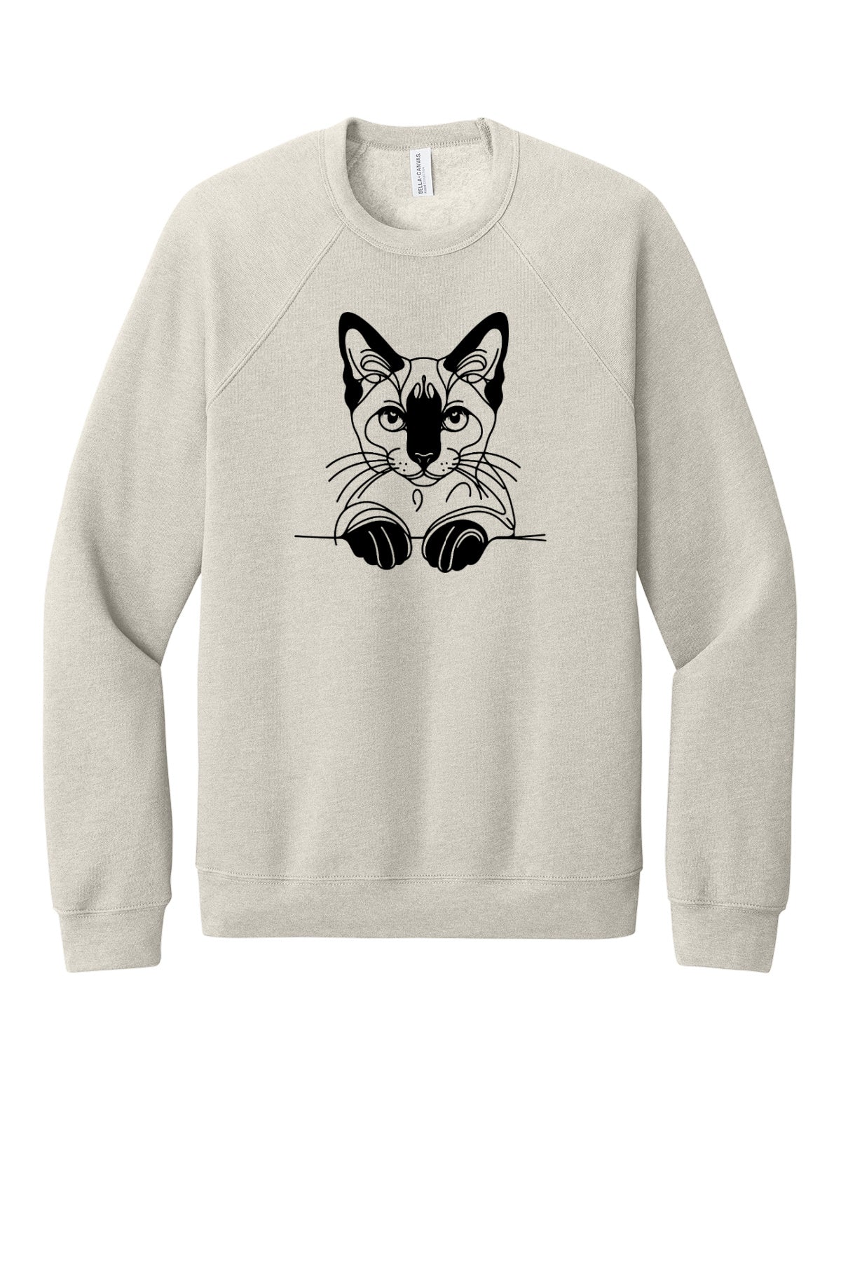 Cat Sketch Crew Neck
