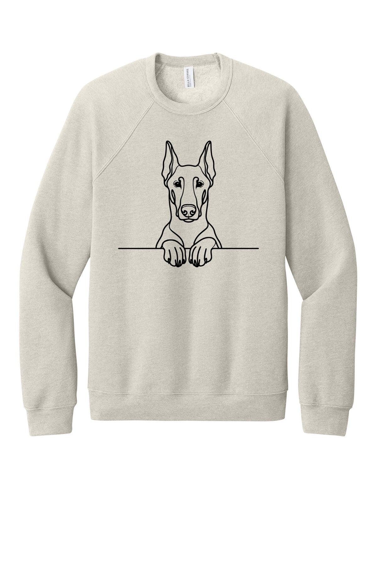 Dog Sketch Large Breed Crew Neck
