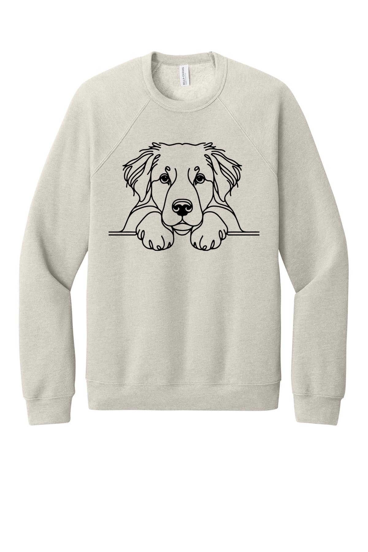 Dog Sketch Large Breed Crew Neck