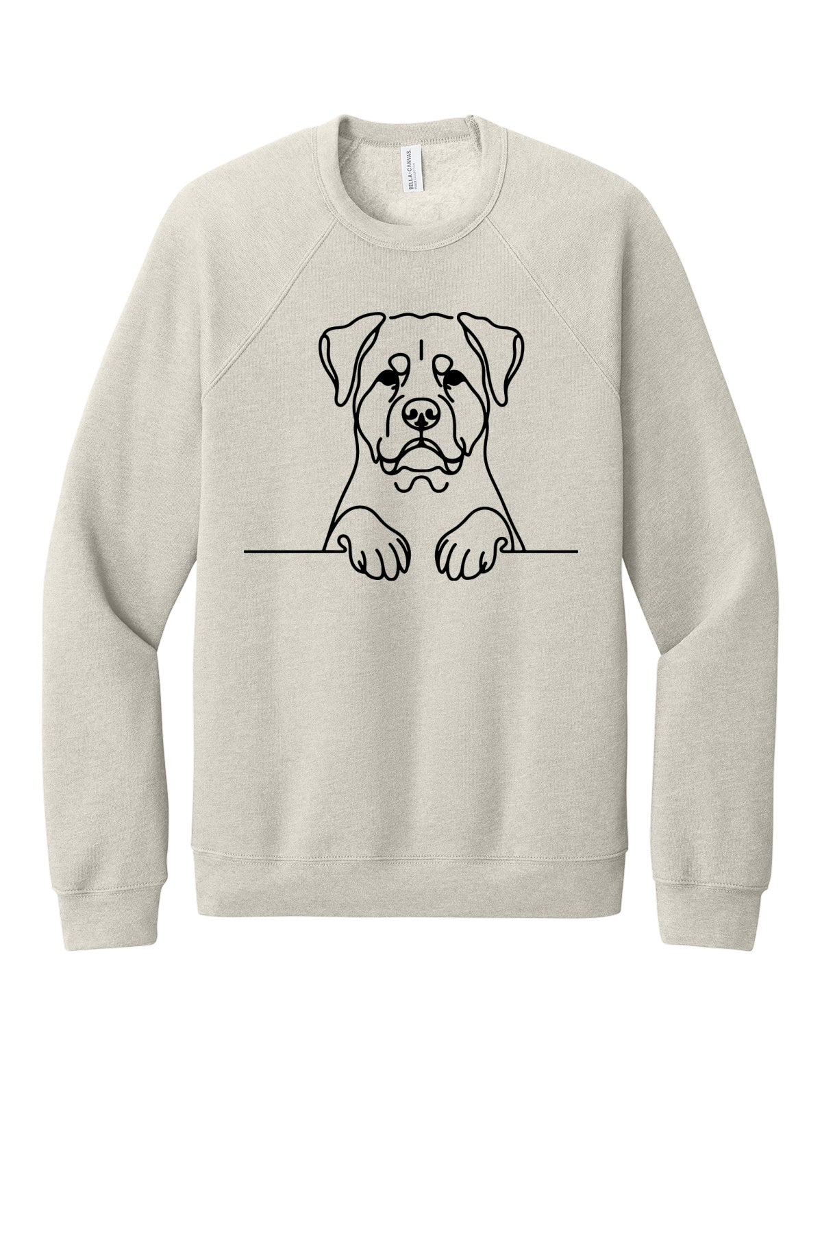 Dog Sketch Large Breed Crew Neck