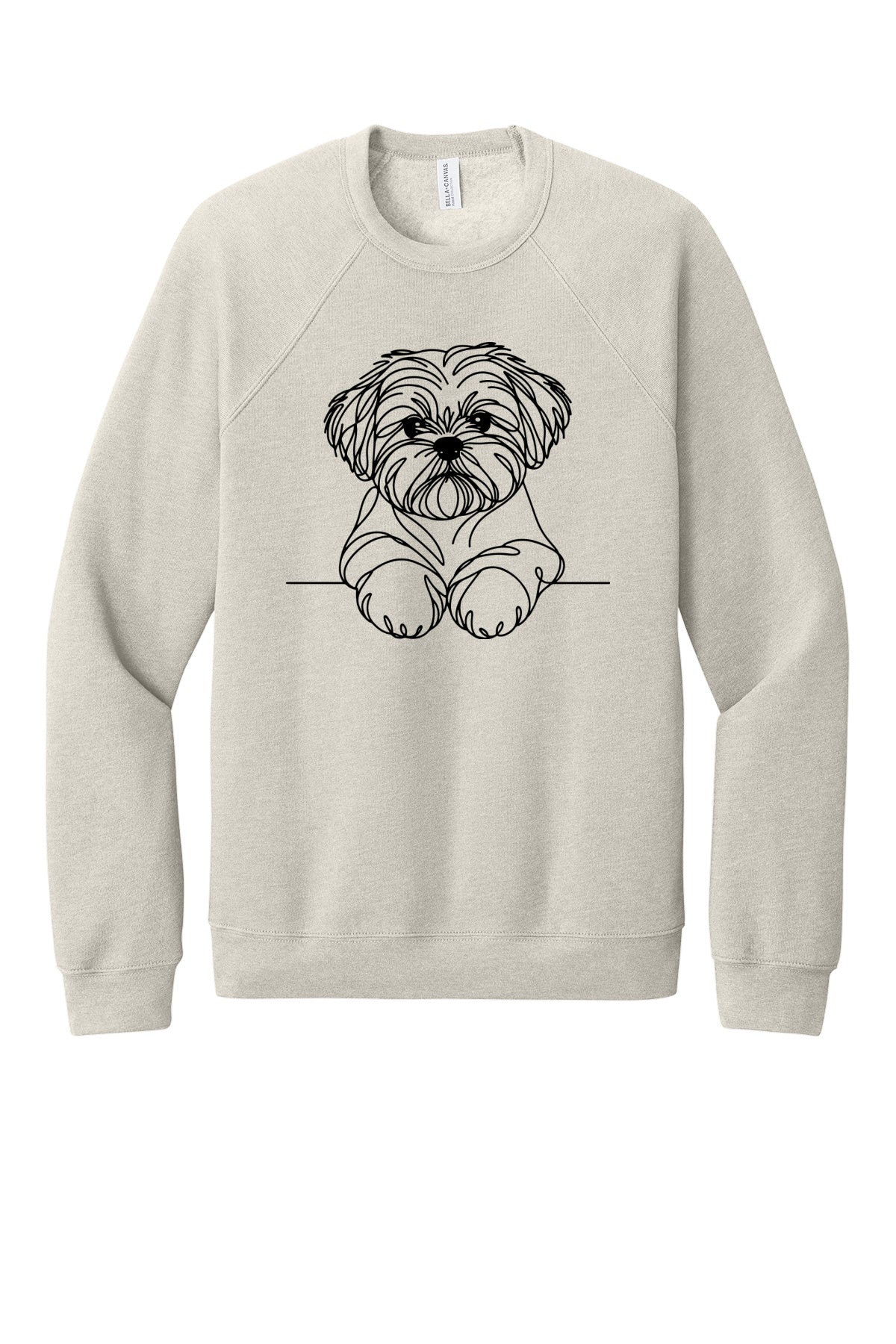 Dog Sketch Small Breed Crew Neck
