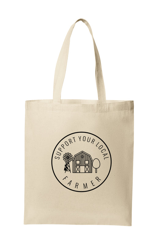 Support Your Local Farmer Tote Bag