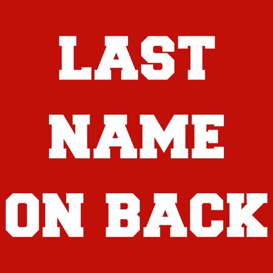 ADD-ON: NAME ON BACK-WARM-UP