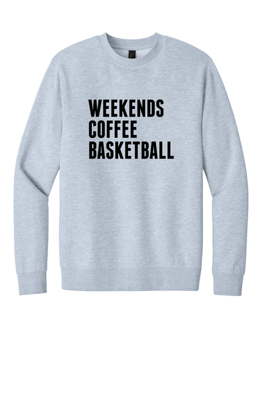 Weekends Coffee Sports Crew Neck