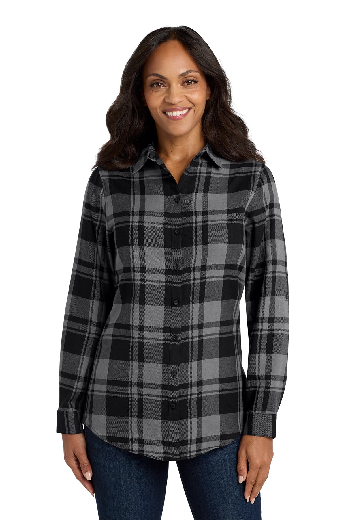 Carolyn Plaid Flannel Tunic
