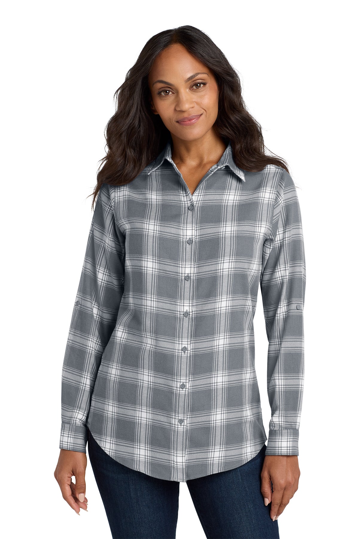 Carolyn Plaid Flannel Tunic