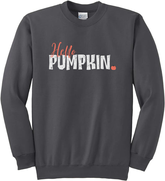 Hello Pumpkin Crew Neck