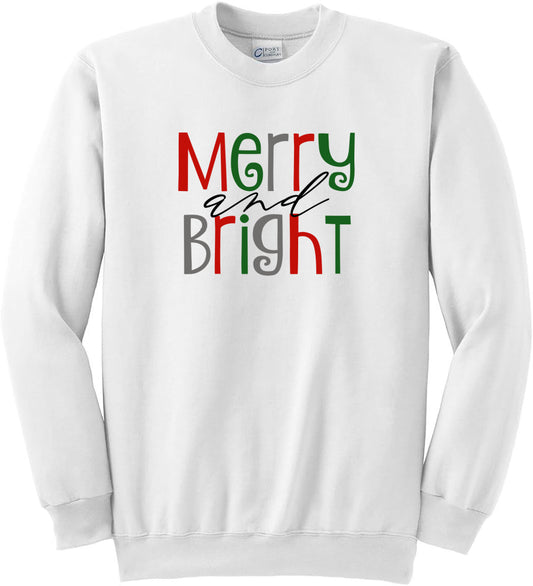 Merry And Bright Crew Neck