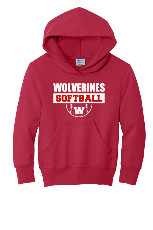 Toddler Hoodie Weiser Softball 1